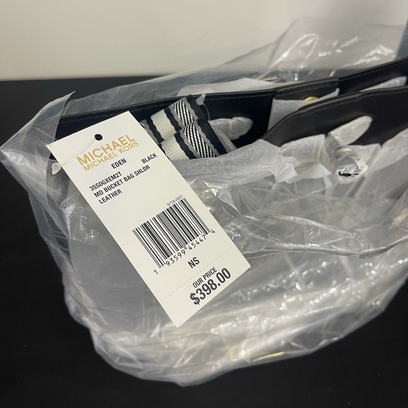 Michael Kors Eden Medium Bucket Bag Shoulder Tote - Picture 3 of 4